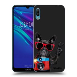Fekete szilikon tok az alábbi mobiltelefonokra Huawei Y6 2019 - Französische Bulldogge