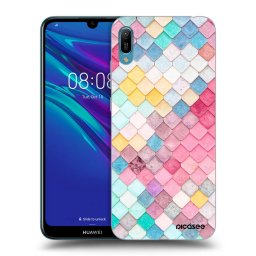 Fekete szilikon tok az alábbi mobiltelefonokra Huawei Y6 2019 - Colorful roof