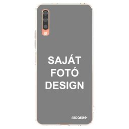 Átlátszó szilikon tok az alábbi mobiltelefonokra Samsung Galaxy A70 A705F - Saját fotó/motívum