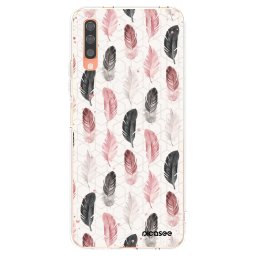 Átlátszó szilikon tok az alábbi mobiltelefonokra Samsung Galaxy A70 A705F - Feather 2