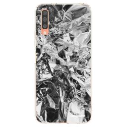 Átlátszó szilikon tok az alábbi mobiltelefonokra Samsung Galaxy A70 A705F - Chrome