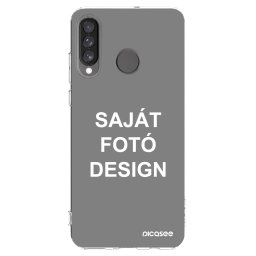 Átlátszó szilikon tok az alábbi mobiltelefonokra Huawei P30 Lite - Saját fotó/motívum