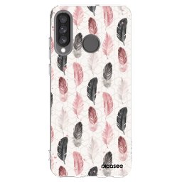 Átlátszó szilikon tok az alábbi mobiltelefonokra Huawei P30 Lite - Feather 2