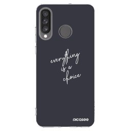Átlátszó szilikon tok az alábbi mobiltelefonokra Huawei P30 Lite - Everything is a choice
