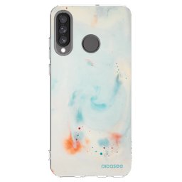 Átlátszó szilikon tok az alábbi mobiltelefonokra Huawei P30 Lite - Splash