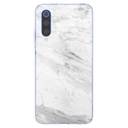 Átlátszó szilikon tok az alábbi mobiltelefonokra Xiaomi Mi 9 SE - White marble