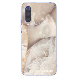 Átlátszó szilikon tok az alábbi mobiltelefonokra Xiaomi Mi 9 SE - Cream marble