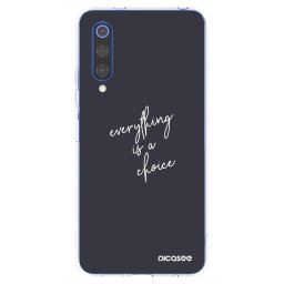 Átlátszó szilikon tok az alábbi mobiltelefonokra Xiaomi Mi 9 SE - Everything is a choice