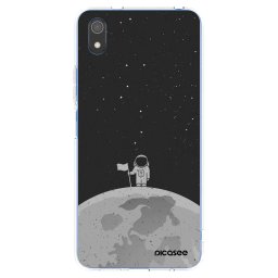 Átlátszó szilikon tok az alábbi mobiltelefonokra Xiaomi Redmi 7A - Astronaut