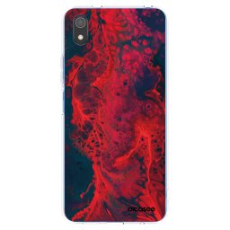 Átlátszó szilikon tok az alábbi mobiltelefonokra Xiaomi Redmi 7A - Organic red