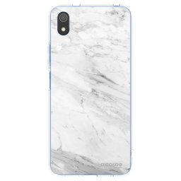 Átlátszó szilikon tok az alábbi mobiltelefonokra Xiaomi Redmi 7A - White marble