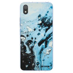 Átlátszó szilikon tok az alábbi mobiltelefonokra Xiaomi Redmi 7A - Organic blue