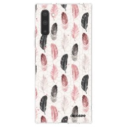 Átlátszó szilikon tok az alábbi mobiltelefonokra Samsung Galaxy Note 10 N970F - Feather 2