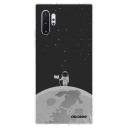 Átlátszó szilikon tok az alábbi mobiltelefonokra Samsung Galaxy Note 10+ N975F - Astronaut