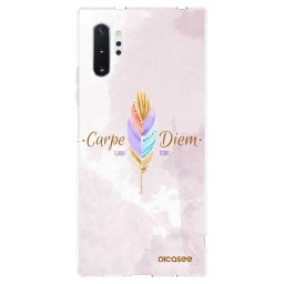 Átlátszó szilikon tok az alábbi mobiltelefonokra Samsung Galaxy Note 10+ N975F - Carpe Diem