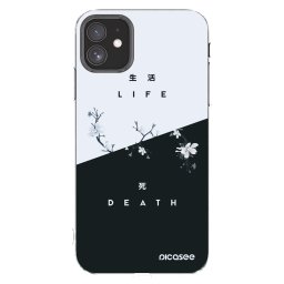Átlátszó szilikon tok az alábbi mobiltelefonokra Apple iPhone 11 - Life - Death