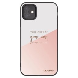 Fekete szilikon tok az alábbi mobiltelefonokra Apple iPhone 11 - You create your own opportunities