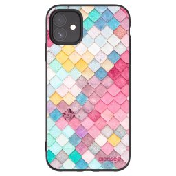 Fekete szilikon tok az alábbi mobiltelefonokra Apple iPhone 11 - Colorful roof