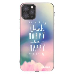 Átlátszó szilikon tok az alábbi mobiltelefonokra Apple iPhone 11 Pro - Think happy be happy