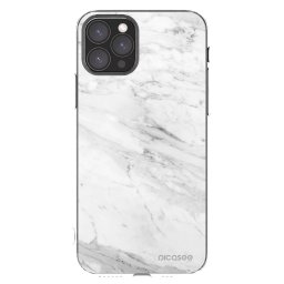 Átlátszó szilikon tok az alábbi mobiltelefonokra Apple iPhone 11 Pro - White marble