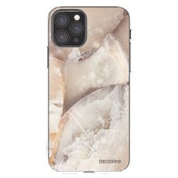 Átlátszó szilikon tok az alábbi mobiltelefonokra Apple iPhone 11 Pro - Cream marble