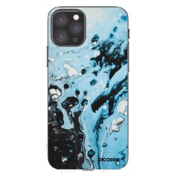 Átlátszó szilikon tok az alábbi mobiltelefonokra Apple iPhone 11 Pro - Organic blue