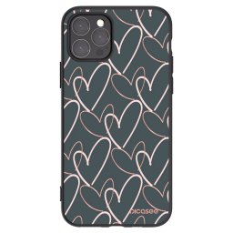 Fekete szilikon tok az alábbi mobiltelefonokra Apple iPhone 11 Pro - Lots of love