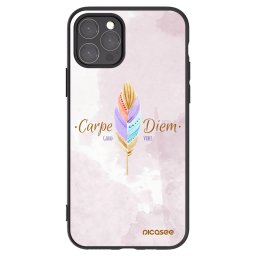 Fekete szilikon tok az alábbi mobiltelefonokra Apple iPhone 11 Pro - Carpe Diem
