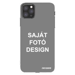 Átlátszó szilikon tok az alábbi mobiltelefonokra Apple iPhone 11 Pro Max - Saját fotó/motívum