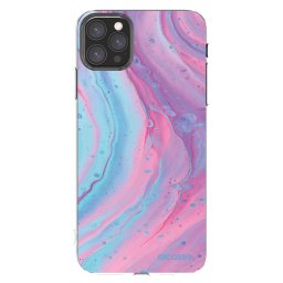 Átlátszó szilikon tok az alábbi mobiltelefonokra Apple iPhone 11 Pro Max - Pink liquid