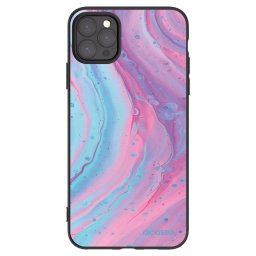 Fekete szilikon tok az alábbi mobiltelefonokra Apple iPhone 11 Pro Max - Pink liquid