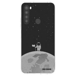 Átlátszó szilikon tok az alábbi mobiltelefonokra Xiaomi Redmi Note 8 - Astronaut