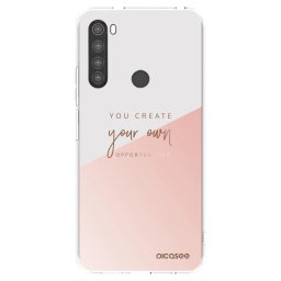 Átlátszó szilikon tok az alábbi mobiltelefonokra Xiaomi Redmi Note 8 - You create your own opportunities