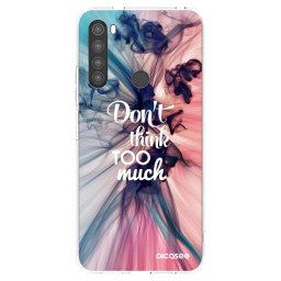 Átlátszó szilikon tok az alábbi mobiltelefonokra Xiaomi Redmi Note 8 - Don't think TOO much