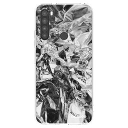 Átlátszó szilikon tok az alábbi mobiltelefonokra Xiaomi Redmi Note 8 - Chrome