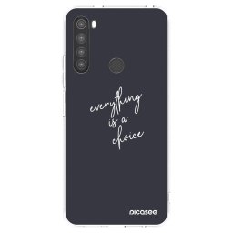 Átlátszó szilikon tok az alábbi mobiltelefonokra Xiaomi Redmi Note 8 - Everything is a choice