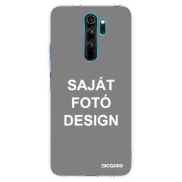 Átlátszó szilikon tok az alábbi mobiltelefonokra Xiaomi Redmi Note 8 Pro - Saját fotó/motívum