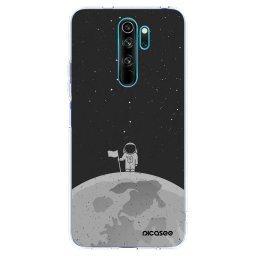 Átlátszó szilikon tok az alábbi mobiltelefonokra Xiaomi Redmi Note 8 Pro - Astronaut