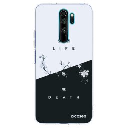 Átlátszó szilikon tok az alábbi mobiltelefonokra Xiaomi Redmi Note 8 Pro - Life - Death