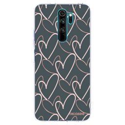 Átlátszó szilikon tok az alábbi mobiltelefonokra Xiaomi Redmi Note 8 Pro - Lots of love