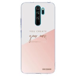 Átlátszó szilikon tok az alábbi mobiltelefonokra Xiaomi Redmi Note 8 Pro - You create your own opportunities