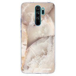 Átlátszó szilikon tok az alábbi mobiltelefonokra Xiaomi Redmi Note 8 Pro - Cream marble