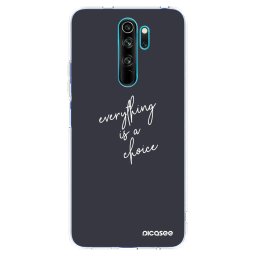 Átlátszó szilikon tok az alábbi mobiltelefonokra Xiaomi Redmi Note 8 Pro - Everything is a choice
