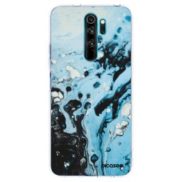 Átlátszó szilikon tok az alábbi mobiltelefonokra Xiaomi Redmi Note 8 Pro - Organic blue