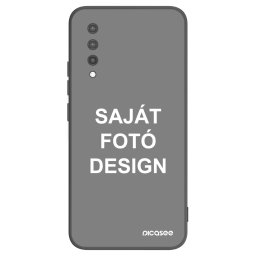 Fekete szilikon tok az alábbi mobiltelefonokra Xiaomi Mi 9 Lite - Saját fotó/motívum