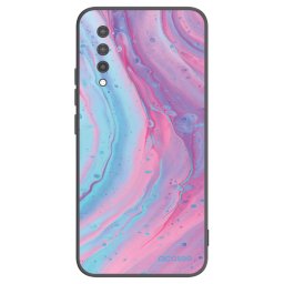 Fekete szilikon tok az alábbi mobiltelefonokra Xiaomi Mi 9 Lite - Pink liquid