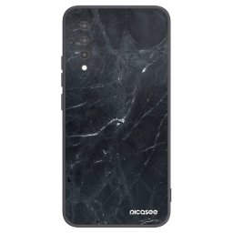 Fekete szilikon tok az alábbi mobiltelefonokra Xiaomi Mi 9 Lite - Black marble