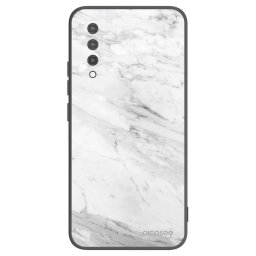 Fekete szilikon tok az alábbi mobiltelefonokra Xiaomi Mi 9 Lite - White marble