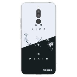 Átlátszó szilikon tok az alábbi mobiltelefonokra Xiaomi Redmi 8 - Life - Death