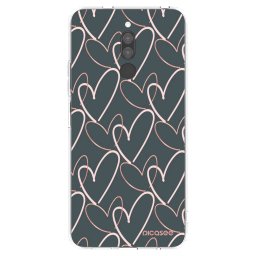 Átlátszó szilikon tok az alábbi mobiltelefonokra Xiaomi Redmi 8 - Lots of love